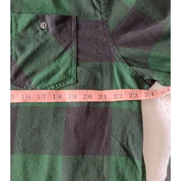 Boston Traders Men's Flannel Shirt Green XL Pre-Owned - Picture 11 of 11